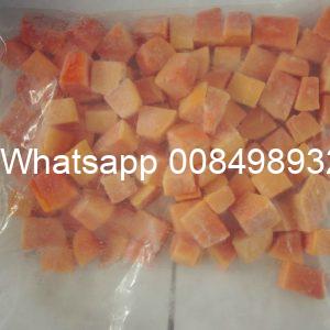 Frozen Papaya cube
